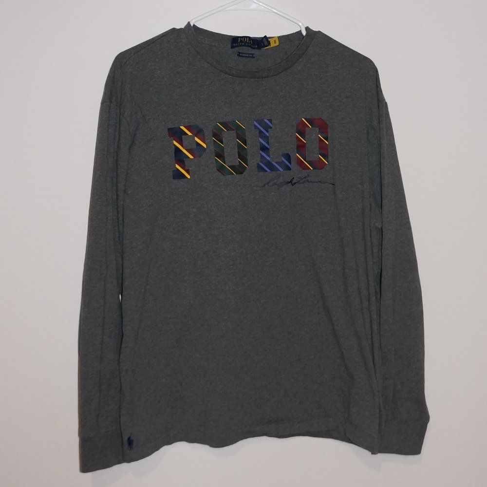 Ralph Lauren Polo Graphic Long Sleeve Crewneck Men's Size Large